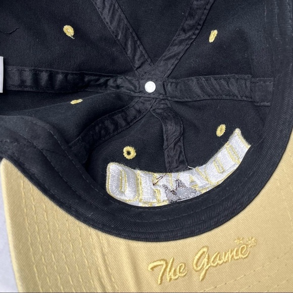 Men's The Game Black Idaho Vandals Classic Bar Structured Adjustable Hat - Picture 10 of 11